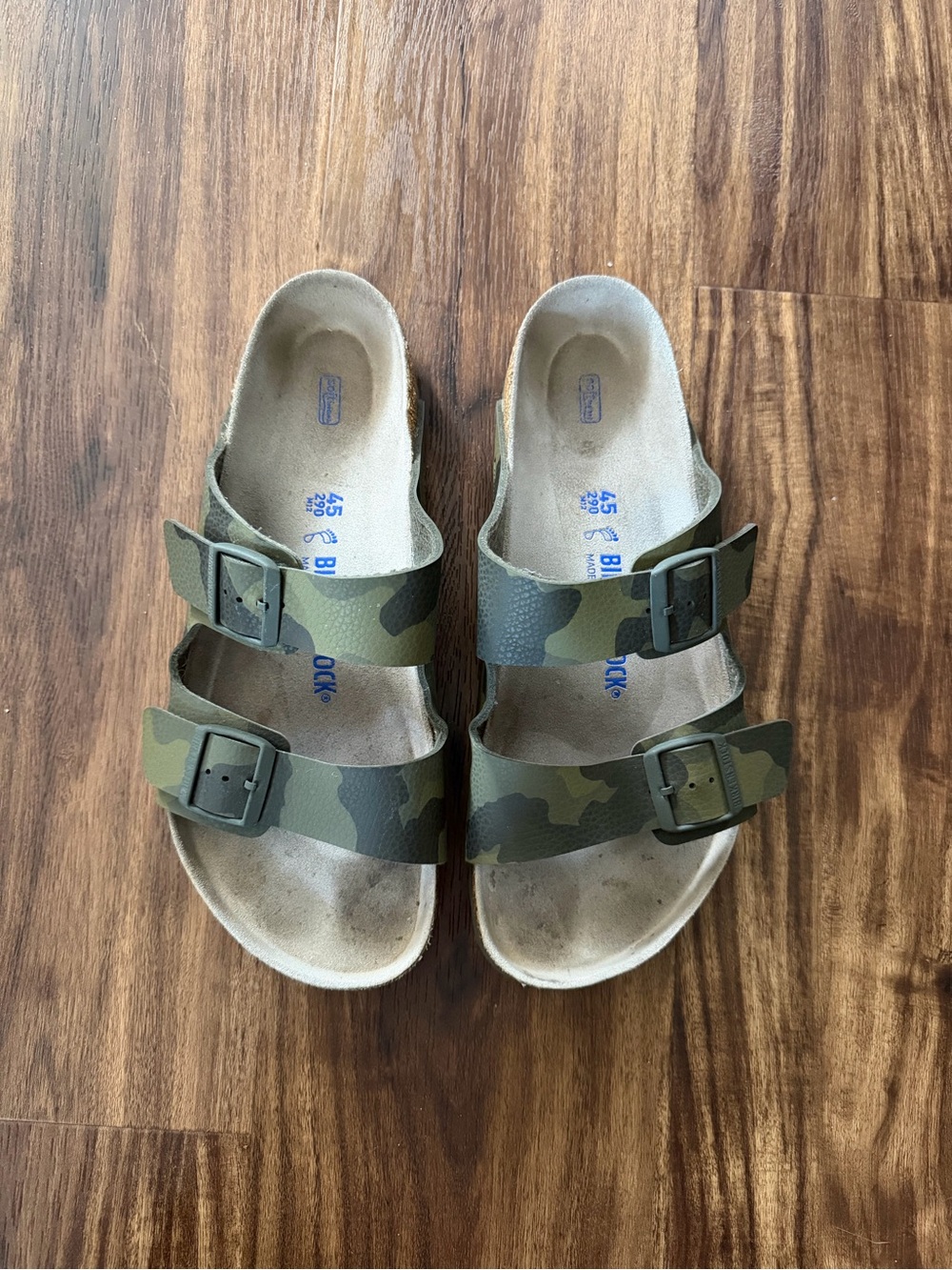 Birkenstock Arizona Double-Strap Sandals - Olive Camo